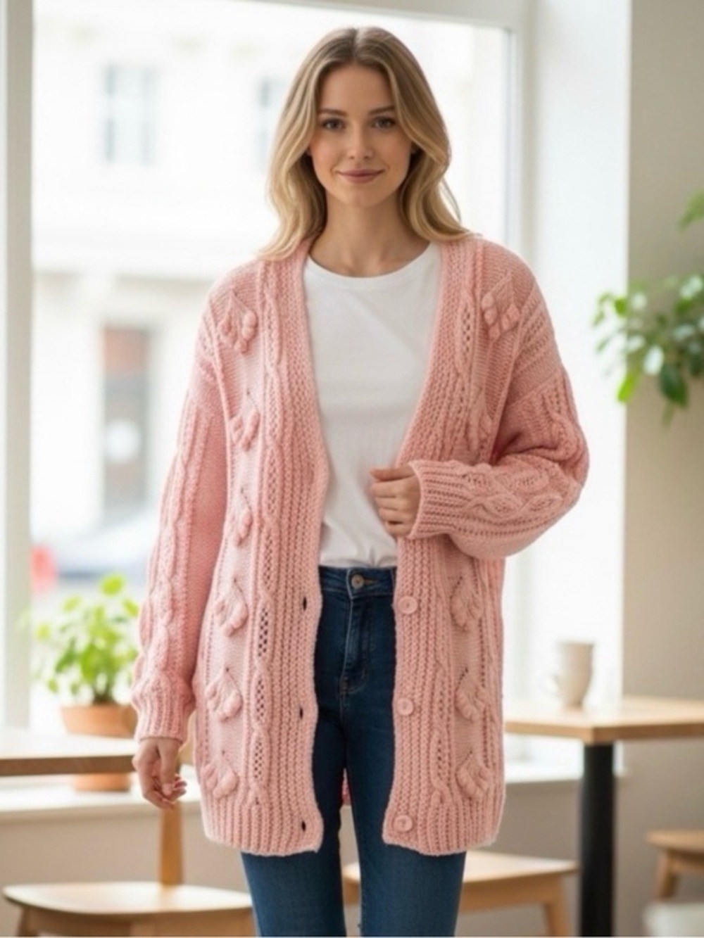Vintage Hand Crocheted Sweater